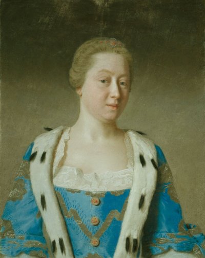 Portrait of Augusta, Princess of Wales by Jean Étienne Liotard